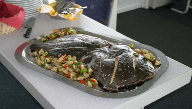 Steinbutt vom Grill Steinbutt vom Grill